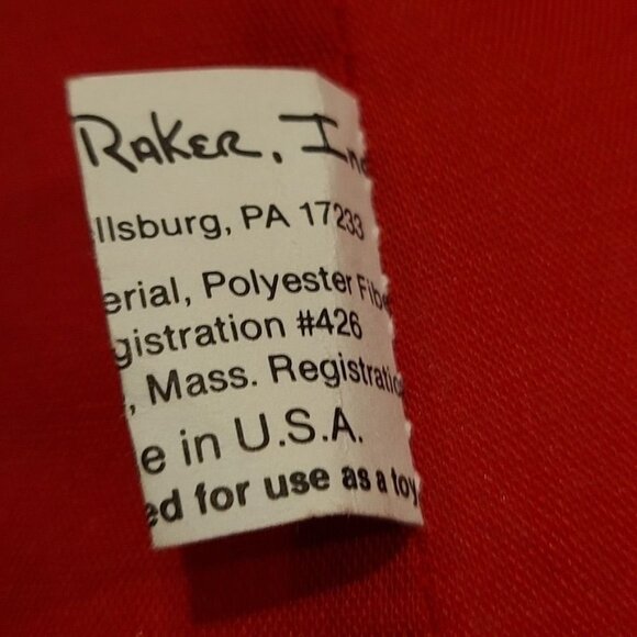 Vintage 90s Overly Raker Mrs Santa Claus Figure Basket Holiday Weighted Bottom - Picture 11 of 15